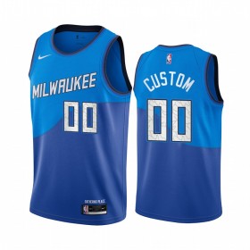Maillot NBA Milwaukee Bucks Personnalisable 2020-21 City Edition Swingman - Homme